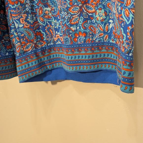 J.Jill Pants Casual Summer Tropical Floral Paisley Bold Vacation - Size XLT - Picture 6 of 9